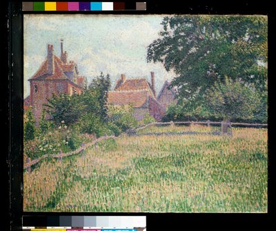 Den døve kvinnens hus, Eragny av Lucien Pissarro