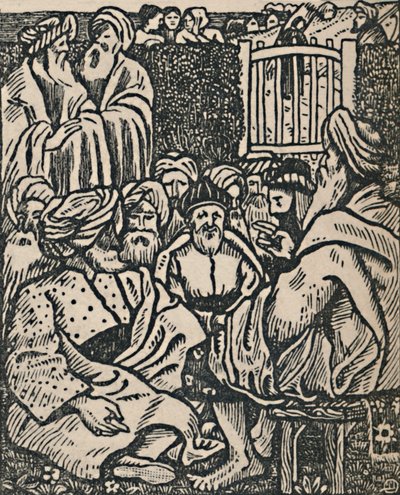 De eldstes møte, 1919 av Lucien Pissarro