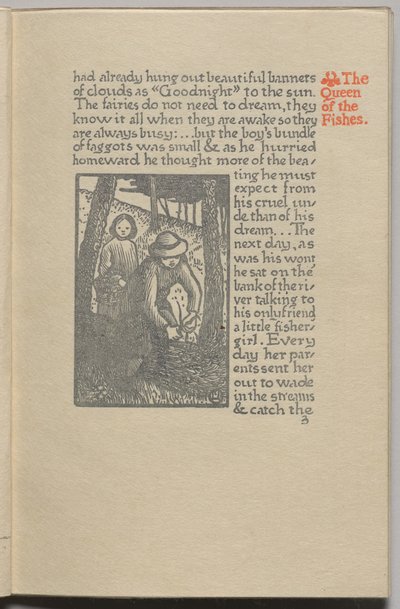 The Queen of the Fishes: Plate 3 av Lucien Pissarro