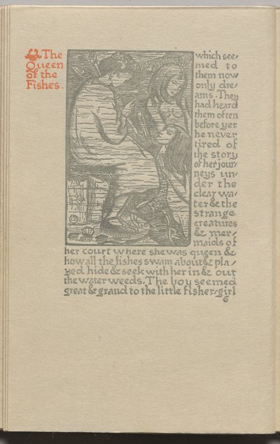 The Queen of the Fishes: Plate 6 av Lucien Pissarro