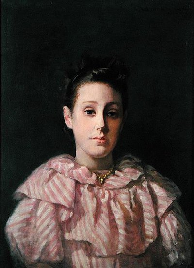 Portrett av en ung jente av Lucius Wolcott Hitchcock