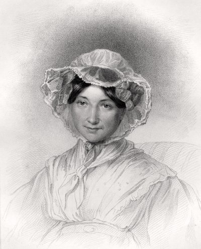 Frances Trollope, gravert av W. Holl, fra 
