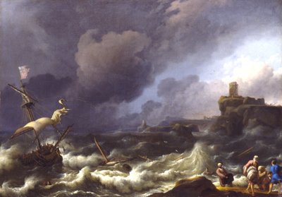 Stormen, sent på 1600-tallet av Ludolf Backhuysen I