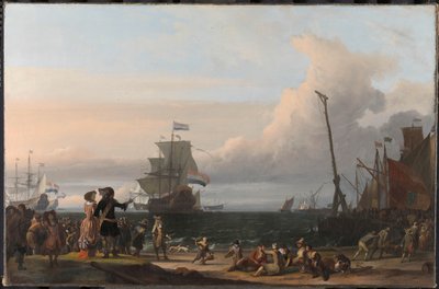 nederlandske skip på Texels veier; i midten 