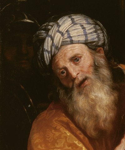 Detalj av Pilatus fra Ecce Homo av Ludovico Cardi Cigoli
