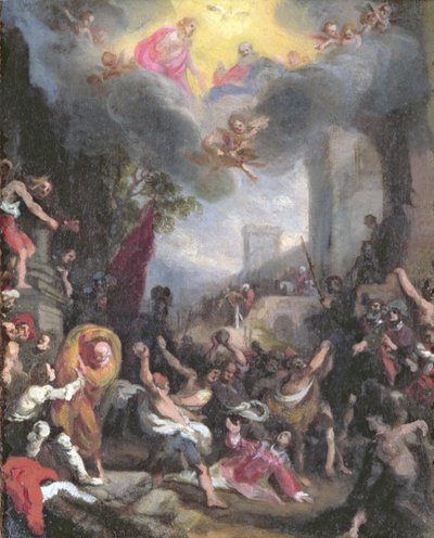 St. Stefans martyrium av Ludovico Cardi Cigoli