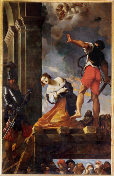 Martyrdøden til den hellige Margaret av Ludovico Carracci