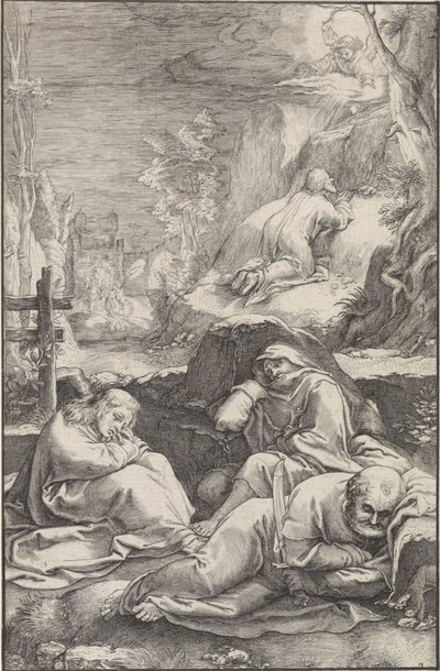 Kristus i Getsemane hage The Passion (serietittel) av Ludovicus Siceram