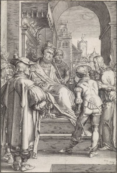Kristus før Pilatus The Passion (serietittel) av Ludovicus Siceram