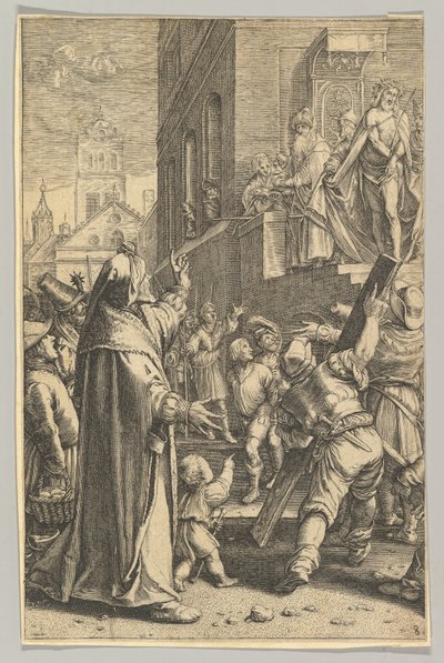 Ecce Homo, fra The Passion of Christ, ca. 1623. av Ludovicus Siceram