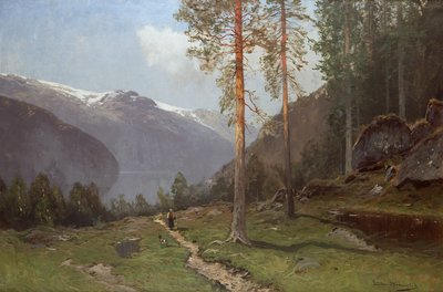 Fjordlandskap av Ludvig Skramstad