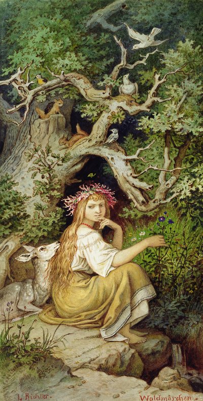 Trenymfe 88: Waldmaerchen av Ludwig Adrian Richter