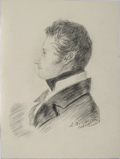 Portrett av grev Matvey Yuryevich Vilyegorsky 1794-1866, 1821 av Ludwig Bramson