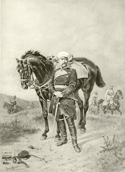 Bismarck før Paris (gravyr) av Ludwig Braun