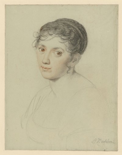 Kvinnehode, brystbilde av Ludwig Buchhorn