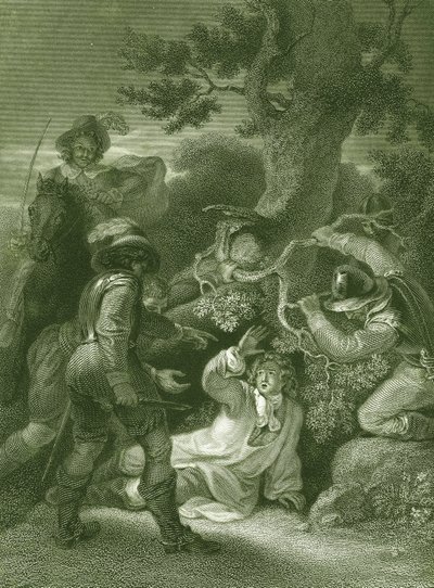 Hertugen av Monmouth tatt etter slaget ved Sedgemoor av Ludwig Deutsch