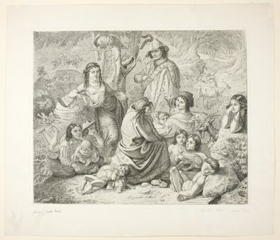 Sigøynerlivet av Ludwig Emil Grimm