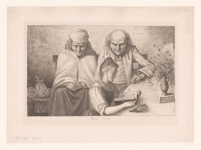 Rosa morgen Pinsemorgen (tittel på objekt) av Ludwig Emil Grimm