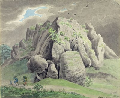 Scharfenstein ved Gudensberg av Ludwig Emil Grimm