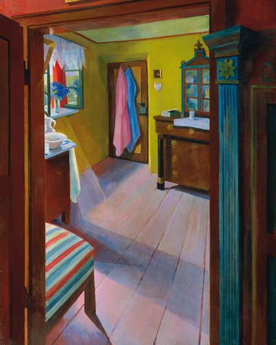 Landlig interiør av Ludwig Ferdinand Graf