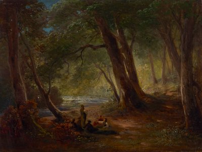 På Würm nær Mühltal av Ludwig Gebhardt