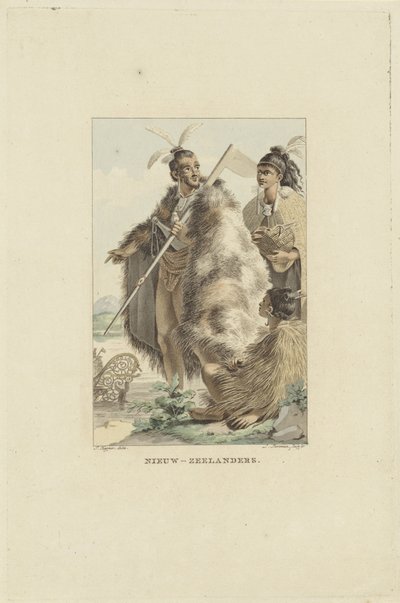 New Zealandere New Zealandere (tittel på objekt) av Ludwig Gottlieb Portman