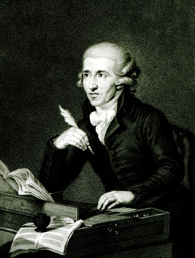 Joseph Haydn (1732-1809) ca. 1770 av Ludwig Guttenbrunn