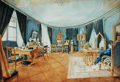 Et kunstnerrom i Wien av Ludwig Hild