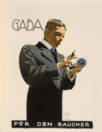 Gaba / For røykeren av Ludwig Hohlwein