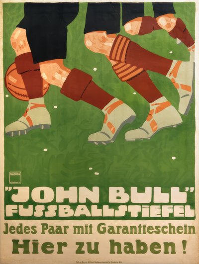 JOHN BULL FOTBALLSTØVLER. Hvert par med et garantibevis. Å ha her! av Ludwig Hohlwein