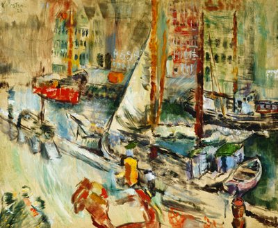 Fra Nyhavn, 1923 av Ludvik Peter Karsten