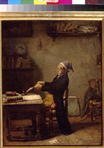 Vitenskapsmann i arbeid av Knaus, Ludwig (1829-1910). Olje på tre. State A. Pushkin Museum of Fine Arts, Moskva av Ludwig Knaus