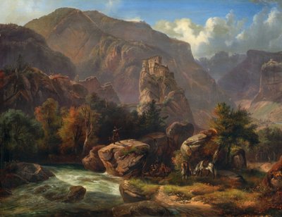 Salurn slott i Sør-Tirol av Ludwig Neelmeyer