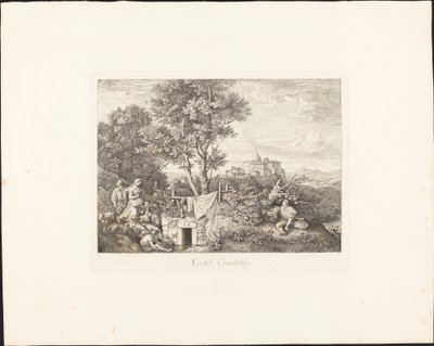 Castel Gandolfo av Ludwig Richter