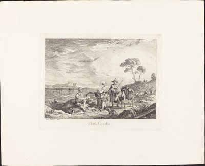 Mount Circello av Ludwig Richter