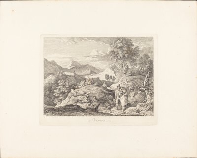 Olevano av Ludwig Richter