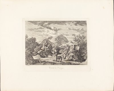 Rocca di Mezzo av Ludwig Richter