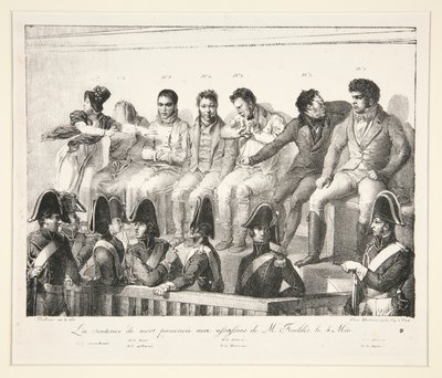 Dødsdommen levert til leiemorderne til Mr. Fualdes, 4. mai (The Death Sentence Delivered to Mr. Fualdes av Ludwig Rullmann