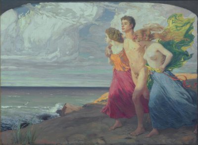 Vårstorm av Ludwig von Hofmann