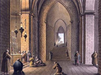 Jomfru Marias grav, Jerusalem, pub. av William Watts av Luigi (after) Mayer