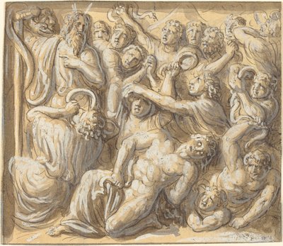 Moses og den skamløse slangen av Luigi Ademollo