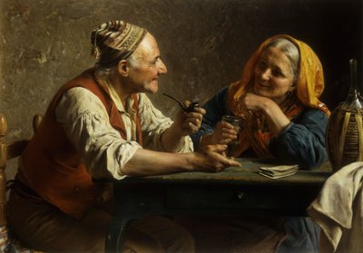 Det lykkelige paret, av Luigi Bechi
