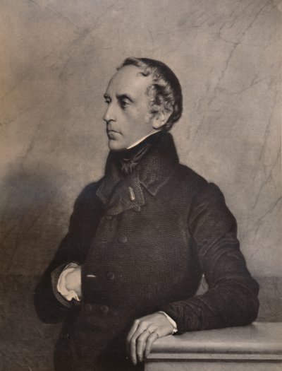 Francois Pierre Guillaume Guizot , fransk politiker og historiker, 1800-tallet 1894 av Luigi Calamatta