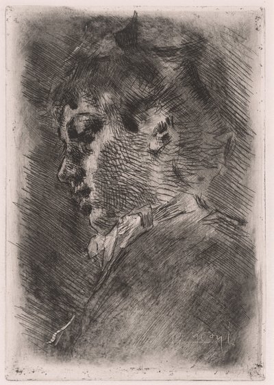 Portrett av en ung kvinne i profil av Luigi Conconi