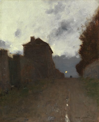 Montmartre i skumringen av Luigi Loir