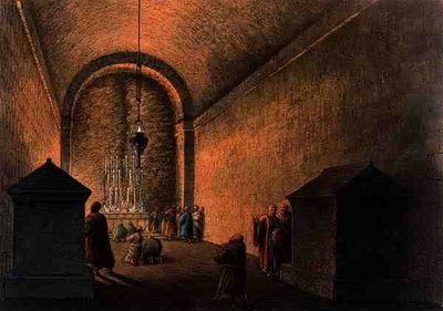 Chapel of Mount Calvary, i Jerusalem, fra 