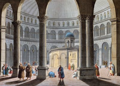 Den hellige gravs kirke, Jerusalem av Luigi Mayer