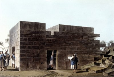 Temple of Jupiter Ammon i Libya. Med utsikt over det osmanske herredømmet i Europa i Asia og andre middelhavsøyer. Fra en original tegning av Luigi Mayer, London av Luigi Mayer