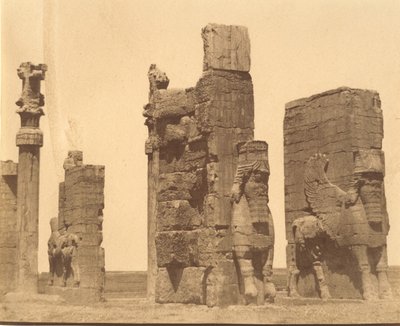 15 [Alle nasjoners port, Persepolis, Fars], 1840-60-tallet. av Luigi Pesce