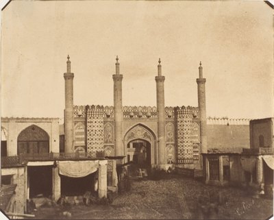 [Den nye porten, Teheran], 1850-tallet. av Luigi Pesce